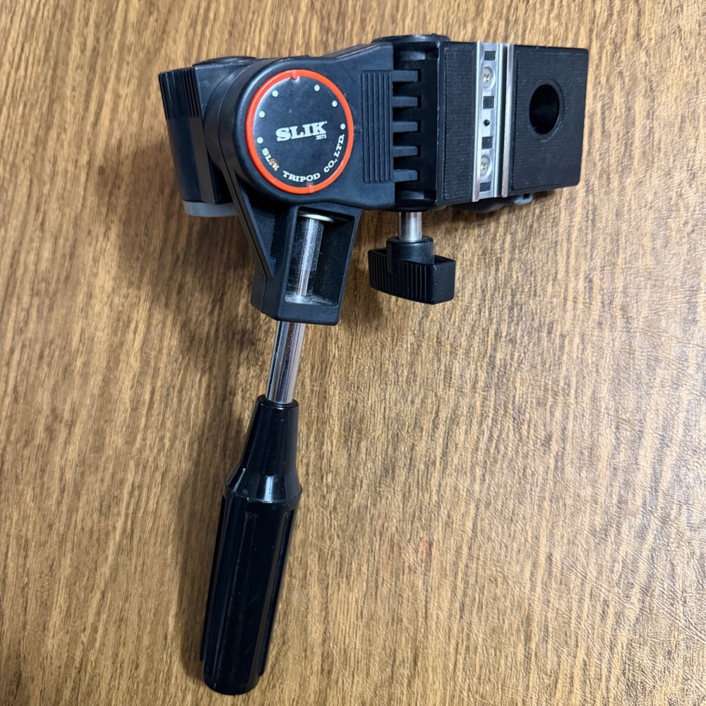 SLIK Tripod Head 3-Way Pan Tilt Black 3873 Camera Accessory Replacement Part